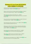 Montana AG Core Exam QUESTIONS  AND CORRECT ANSWERS