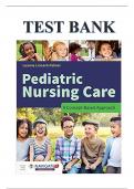 Test Bank for Pediatric Nursing Care&colon; A Concept-Based Approach&comma; 1st Edition by Luanne Linnard-Palmer &vert;all chapters covered&vert;