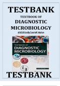 TEST BANK For Textbook Of Diagnostic Microbiology&comma; 6th Edition By Connie R&period; Mahon&comma; Verified Chapters 1 - 41&comma; Complete Newest Version