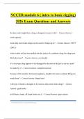 NCCER module 6 &lpar; intro to basic rigging&rpar; 2026 Exam Questions and Answers
