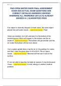 PADI OPEN WATER DIVER FINAL ASSESSMENT  EXAM 2025 ACTUAL EXAM QUESTIONS AND  CORRECT DETAILED ANSWERS &lpar;VERIFIED  ANSWERS&rpar; ALL ANSWERED &lbrace;50 Q & A&rcub; ALREADY  GRADED A&plus; &vert; GUARANTEED PASS 