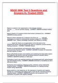 NSGD 3006 Test 2 Questions and Answers A&plus; Graded &lpar;2025&rpar;&period;