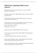 N582 Exam 1 Questions With Correct Answers