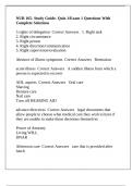 NUR 165- Study Guide- Quiz 1&sol;Exam 1 Questions With Complete Solutions