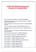 COSC 464 OSHA Questions and Answers A&plus; Graded &lpar;2025&rpar;&period;