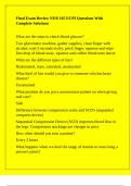 Final Exam Review NUR 165 ECPI Questions With Complete Solutions