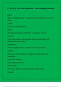 ECPI NUR 165 Exam 1 Questions With Complete Solutions