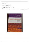 Test Bank - for Interpersonal Relationships 6th Edition &lpar;Arnold&comma; 2010&rpar; Chapter 1-23 &vert;All Chapters