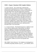 CDEO - Chapter 2 Questions With Complete Solutions