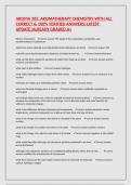 AROMA 305&colon; AROMATHERAPY CHEMISTRY WITH ALL CORRECT & 100&percnt; VERIFIED ANSWERS&vert;LATEST UPDATE&vert;ALREADY GRADED A&plus;