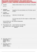 PRE-BLEND AROMATHERAPY ITEC EXAM WITH ALL CORRECT & 100% VERIFIED ANSWERS|ALREADY GRADED A+