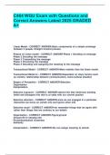 C464 WGU Exam with Questions and Correct Answers Latest 2025 GRADED A&plus;&period;