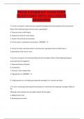 PEDS 4 EXAM ATI CHAPTERS QUESTIONS WITH ACCURATE ANSWERS&period;