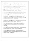 NRS 2012 Exam Questions With Complete Solutions