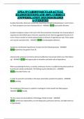 APEA 3P CARDIOVASCULAR ACTUAL EXAM&vert;QUESTIONS AND 100&percnt; CORRECT ANSWERS&vert;LATEST 2025&sol;2026&vert;GRADED A&plus;&vert;VERIFIED