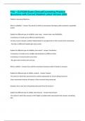 FSU ~ CLP3305 Exam Clinical&sol;Counseling Practice Questions with Correct Detailed Latest Version 2025