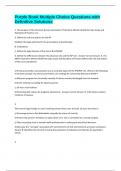 Purple Book Multiple Choice Questions with Definitive Solutions
