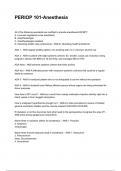 PERIOP 101-Anesthesia NEWEST 2025&sol;2026 ACTUAL EXAM COMPLETE QUESTIONS AND CORRECT DETAILED ANSWERS &lpar;VERIFIED ANSWERS&rpar; &vert;ALREADY GRADED A&plus;&vert;&vert;BRAND NEW&excl;&excl;