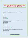 WGU C483 PRACTICE TEST EXAM 2025 QUESTIONS AND ANSWERS