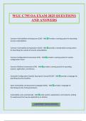WGU C795 OA EXAM 2025 QUESTIONS AND ANSWERS