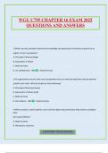 WGU C795 CHAPTER 16 EXAM 2025 QUESTIONS AND ANSWERS