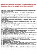 Boiler Test Practice Questions &ndash; Automatic Feedwater Regulator&comma; Flame Sensing & Safety Devices &lpar;2025&rpar;&period;pdf
