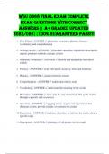 WGU D668 FINAL EXAM COMPLETE EXAM QUESTIONS WITH CORRECT ANSWERS&vert;&vert; A&plus; GRADED UPDATED 2025&sol;026&vert;&vert;100&percnt; GUARANTEED PASS&excl;&excl;&excl;
