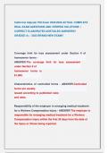 California Adjuster PSI Exam 2025&sol;2026 ACTUAL COMPLETE  REAL EXAM QUESTIONS AND VERIFIED SOLUTIONS  &vert;  CORRECT ELABORATED &DETAILED ANSWERS&excl;&excl;                        GRADED A&plus; &sol; 2025 BRAND NEW EXAM&excl;&excl;