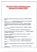 IPC Unit 10 Quiz 3 Questions and Answers A&plus; Graded &lpar;2025&rpar;&period;