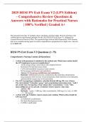 2025 HESI PN Exit Exam V2 &lpar;LPN Edition&rpar; &ndash; Comprehensive Review Questions & Answers with Rationales for Practical Nurses &vert; 100&percnt; Verified &vert; Graded A&plus;