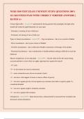 NURS 3100 TEST EXAM 3 NEWEST STUDY QUESTIONS 100&percnt; GUARANTEED PASS WITH CORRECT VERIFIED ANSWERS &vert; RATED A&plus;