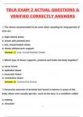 2025 TDLR EXAM 2 Actual Latest Questions with Verified Answers &lpar;2025 &sol; 2026&rpar;&comma; 100&percnt; Guarantee Score Pass
