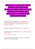 EPRI Rigger&rsquo;s Handbook LATEST  UPDATED 2025&sol;2026 WITH  COMPLETE QUESTIONS AND SURE  VERIFIED SOLUTIONS 100&percnt;  GRADED AT A&plus; SCORE&excl;&excl; SURE GUARANTEED PASS&excl;&excl; 