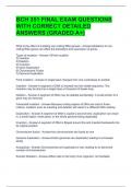 BCH 351 FINAL EXAM QUESTIONS WITH CORRECT DETAILED ANSWERS &lpar;GRADED A&plus;&rpar; 