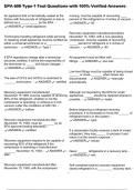 EPA 608 Type 1 Test Questions with 100&percnt; Verified Answers