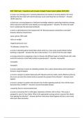 NUR 1400 Exam 1 Questions and Answers Already Passed Latest Update 2025-2026