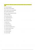 NUR 1400 Exam 2 Abbreviations Questions and Answers Solved Correctly Latest Update 2025-2026