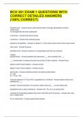 BCH 361 EXAM 1 QUESTIONS WITH CORRECT DETAILED ANSWERS &lpar;100&percnt; CORRECT&rpar; 