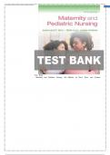 t Bank for Maternity and Pediatric Nursing&comma; 5th Edition&period; by Susan Ricci&comma; Terri Kyle&comma; Susan Carman&period; All Chapters Covered&vert; 100&percnt; verified Answers&vert; Latest Edition 2025&vert; ISBN-9781975220419