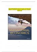 TEST BANK FOR Managerial Economics&comma; 9th Edition By William F&period; Samuelson&comma; Stephen G&period; Marks&comma; Jay L&period; Zagorsky &vert;All Chapters &vert; Latest Version 2025 A&plus;