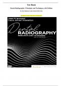 Test Bank Dental Radiography: Principles and Techniques, 6th Edition by Joen Iannucci, Laura Jansen Howerton (All Chapters Covered, Verified Answers with Rationales)