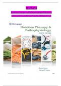 Test Bank for Nutrition Therapy and Pathophysiology&comma; 3 rd Edition by Nelms 2023&sol;2024 COMPLETE CHAPTERS