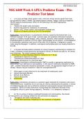 NSG 6440 APEA Predictor Exam &ndash; Pre-Predictor Test &vert;2025 Edition&vert;