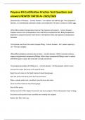 Propane Fill Certification Practice Test Questions and answers NEWEST RATED A&plus; 2025&sol;2026 