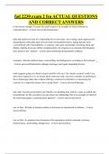 fad 2230 exam 2 fsu ACTUAL QUESTIONS  AND CORRECT ANSWERS