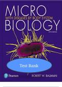 Test Bank for Microbiology with Diseases by Body System &lpar;5th Edition&comma; Robert Bauman&rpar; &ndash; Complete Exam Questions and Answers