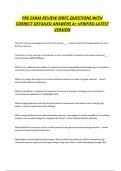 PRE EXAM REVIEW SFBFC QUESTIONS WITH CORRECT DETAILED ANSWERS A&plus; VERIFIED LATEST VERSION