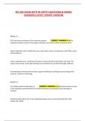 HES 305 EXAM WITH IN-DEPTH QUESTIONS & MODEL  ANSWERS &lpar;LATEST UPDATE VERSION&rpar; 