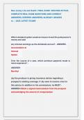 New Jersey Life and Health  FINAL EXAM  2025&sol;2026 ACTUAL  COMPLETE REAL EXAM QUESTIONS AND CORRECT  ANSWERS &lpar;VERIFIED ANSWERS&rpar; ALREADY GRADED                           A&plus;  &vert; 2025 LATEST EXAM&excl;&excl;  