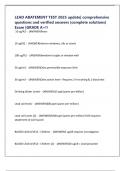 LEAD ABATEMENT TEST 2025 update&vert; comprehensive questions and verified answers &lpar;complete solutions&rpar; Exam &vert;GRADE A&plus;&excl;&excl;